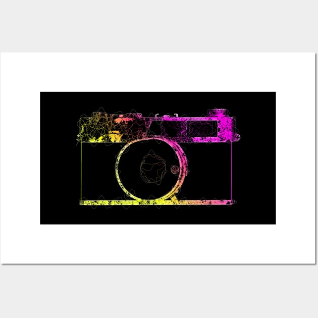 Line Art Photo Camera Wall Art by designed_by_vertex